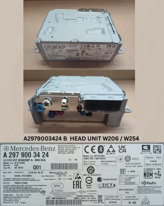 HEAD UNIT W206 / W254